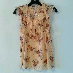 Joie Ruffled Silk Blouse